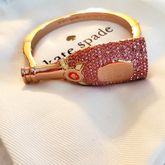 Kate Spade Pink Champagne Bangle - Picture 1 of 4